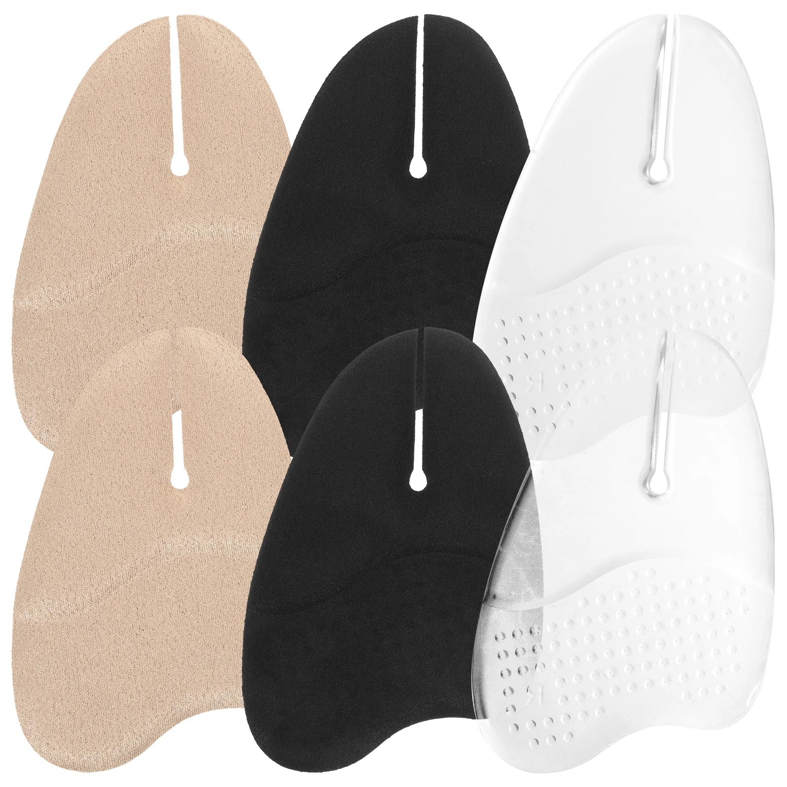 3 Pairs Toe Cushion Thong Sandal Sandals Protectors Front Feet Flip-flops Pad Pads Guards for Big