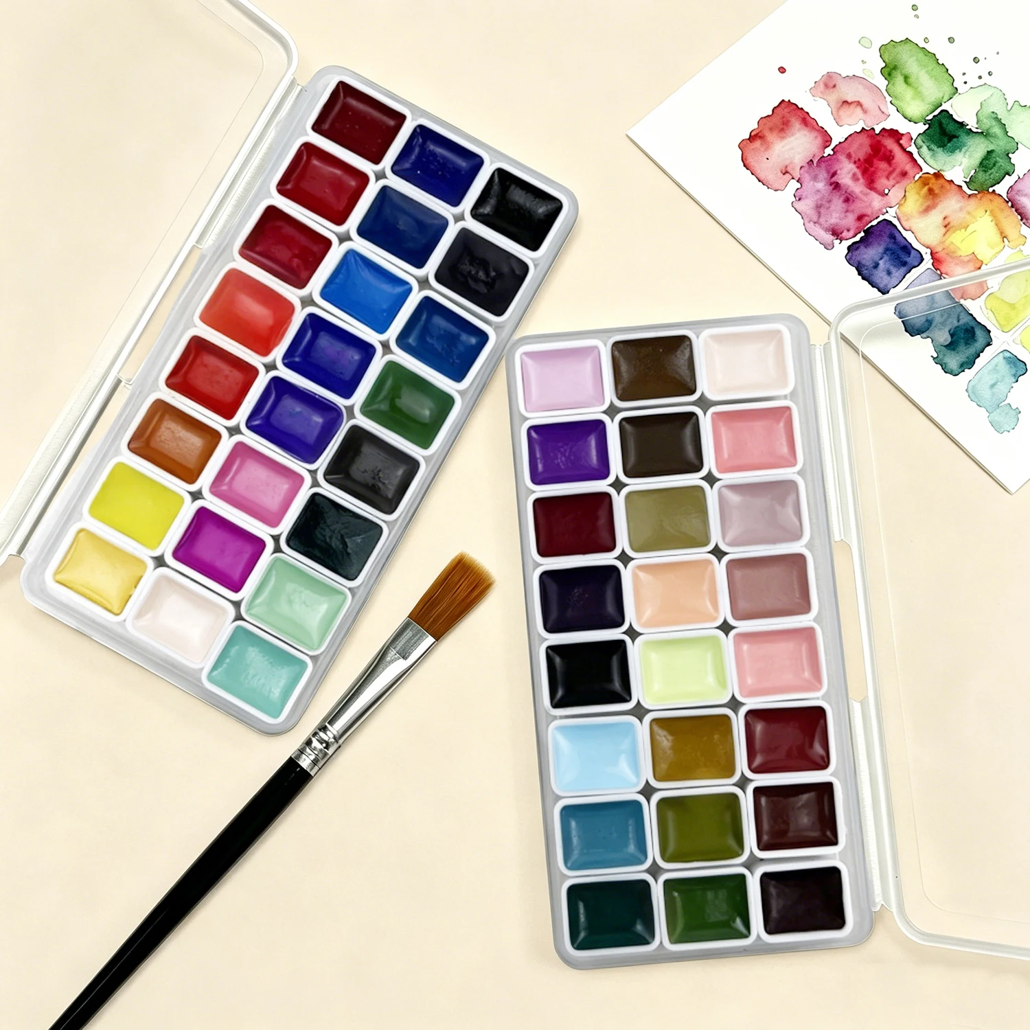 24 Color Watercolor Set 1