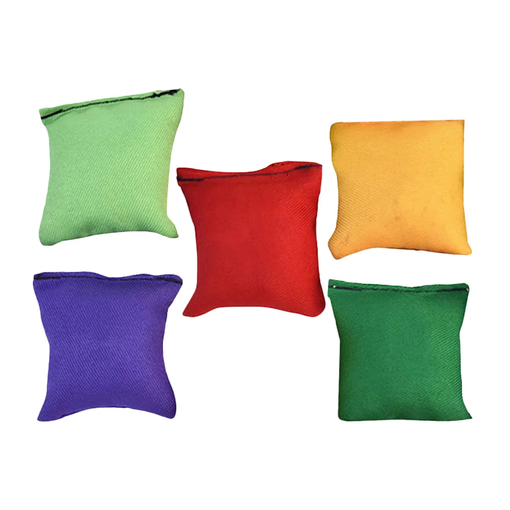 

5 Pcs Children's Sandbags Outdoor Toys Interactive Bean for Tossing Leakproof Throwing Kids Plastic Particles Mini Parent-child