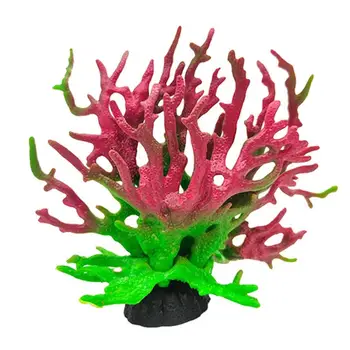 Aquarium Coral Simulation Fish Tank Plants Landscape Decoration 2