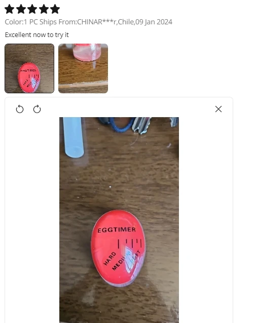 Description Picture 6 of item1pcs Egg Boiled Gadgets for Decor Utensils Kitchen timer Things All Accessories Timer Candy Bar Cooking Yummy Alarm decoracion