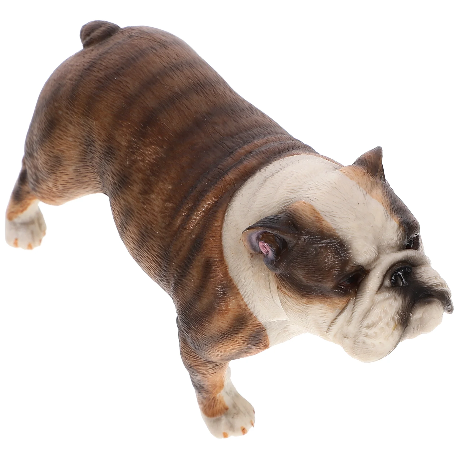 

Realistic Bulldog Figurines Mini Puppy Dog Statue Lifelike Detailed Plastic Puppy Figures Simulation Dog Model Vivid Animals