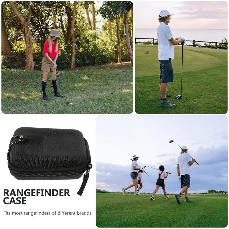 Golf Rangefinder Case EVA Distance Meter Carrying Storage Bag Golf Range Finder Protection Cover With Zipper For Golf Accessory