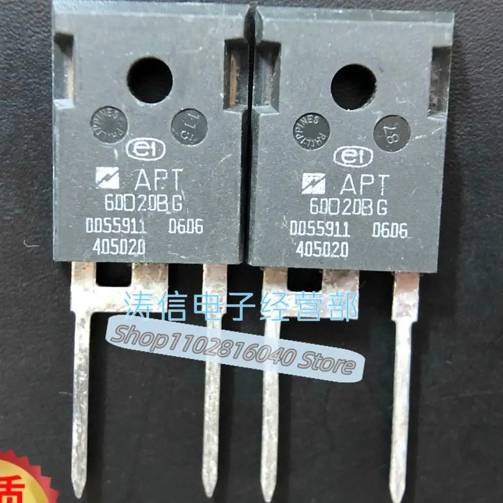 

10 шт./лот APT60D20B APT60D20BG TO-247 60A 200V лучшее качество импортное Оригинальное пятно