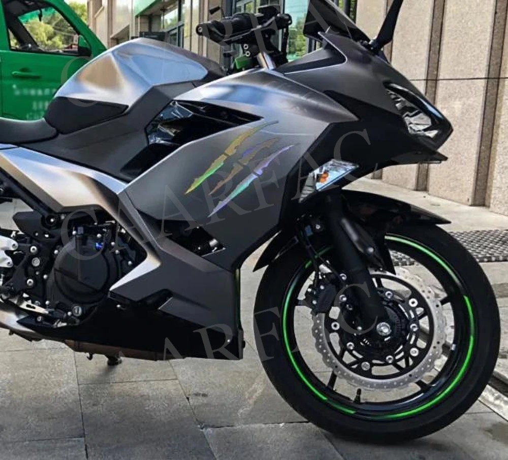 Monster Claw Zerkratzte Streifen Aufkleber Krallenmarkierungen Aufkleber Motorrad Auto Reflektierende Aufkleber Universal Moto Dekoration Zubehör – Detail 6