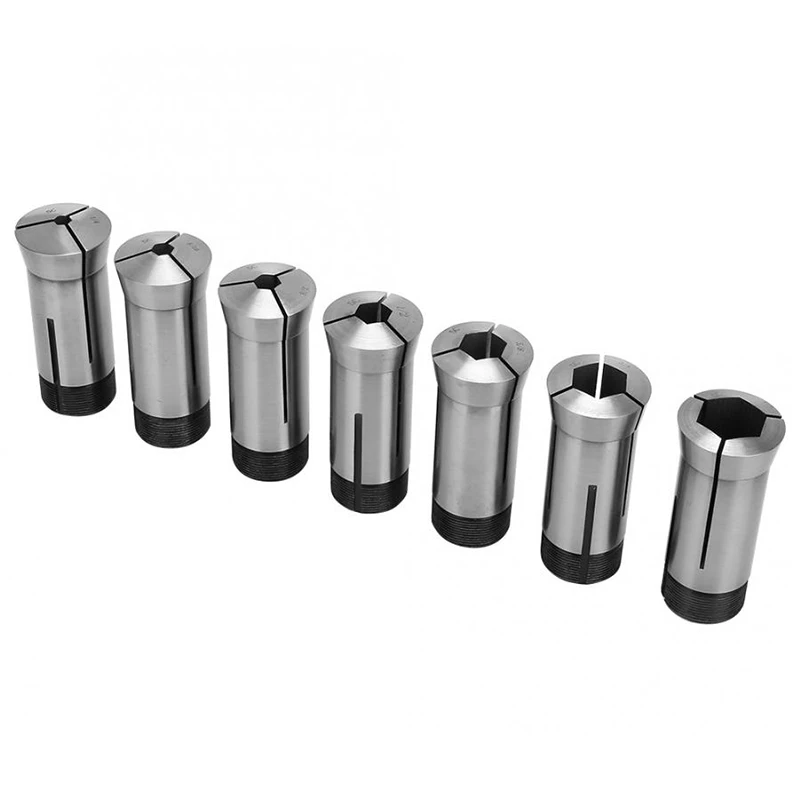 7Pc 5C Hex Collet Set, Size 1/4, 5/16, 3/8, 1/2, 5/8, 3/4, 7/8 4