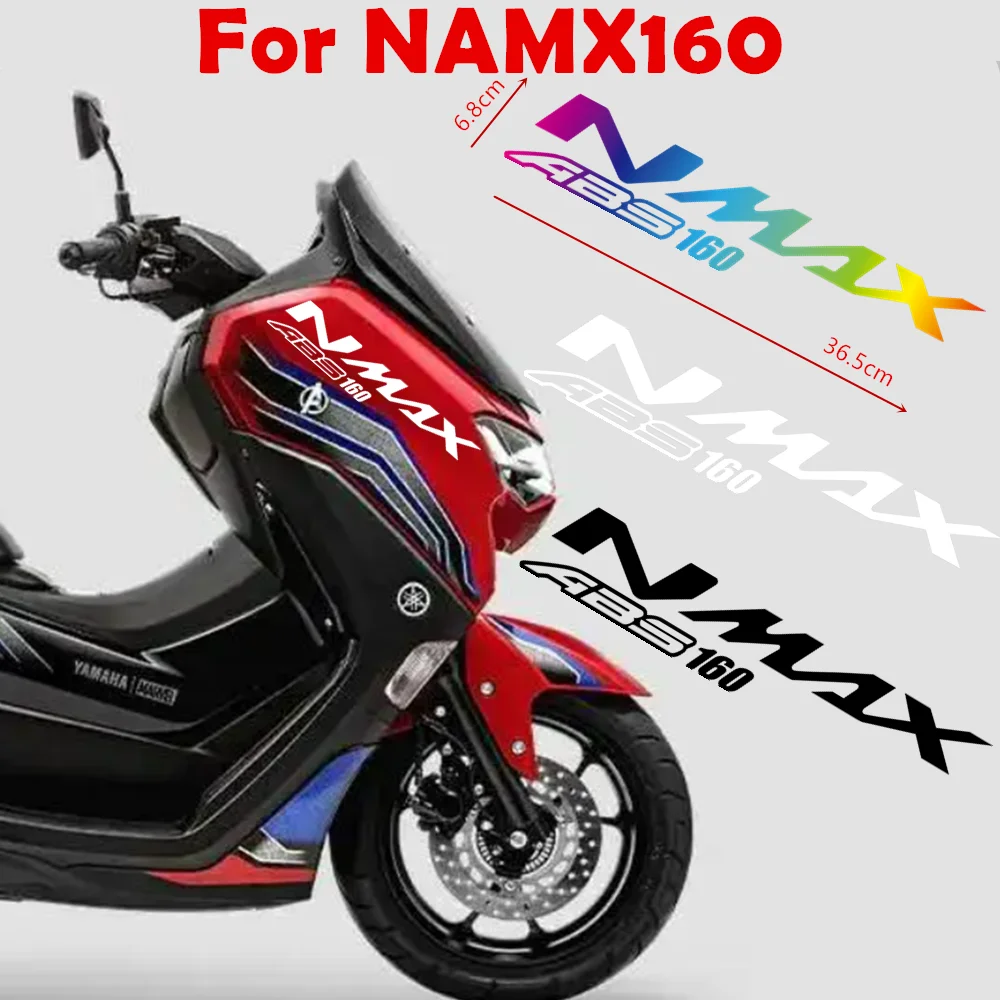 For YAMAHA NMAX Nmax160 Nmax 160 Reflective Sticker Motorcycle Accessories Body Side Strip Fairing ABS Logo Decal