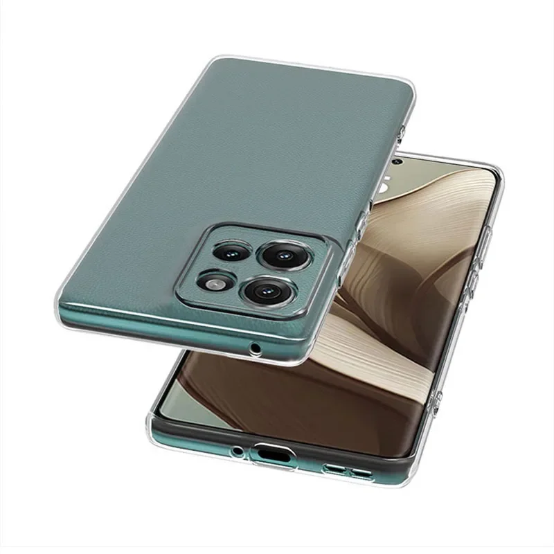 Clear Transparent Soft TPU Protective Phone Case - Edge Series