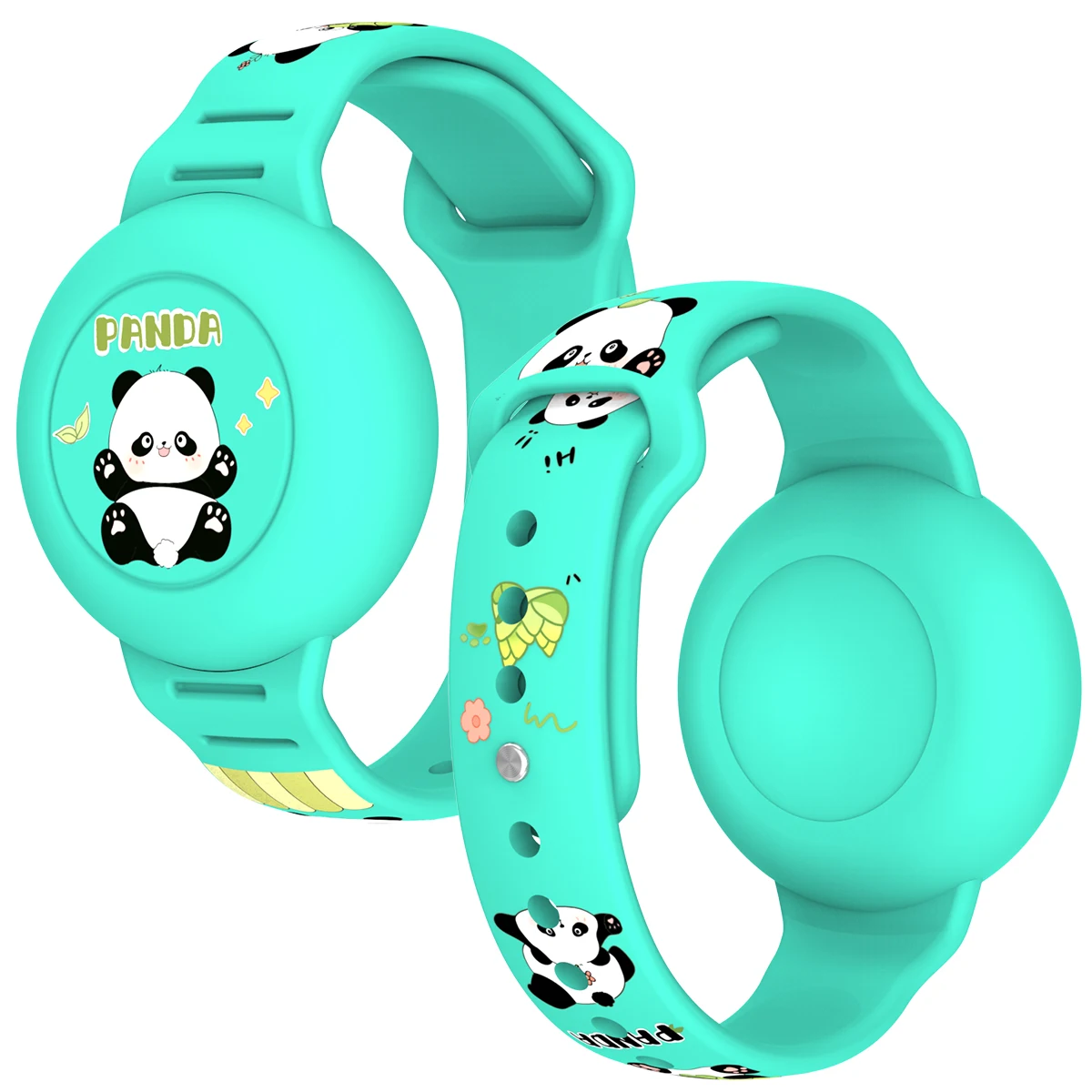 Silicone Anti-Removal Airtag Holder - Secure, Hidden Design for Kids, Pets, and Luggage