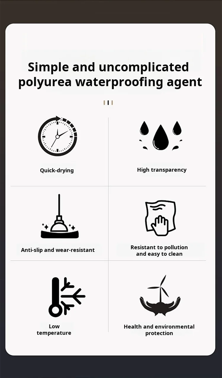 Description Picture 6 of itemTransparent waterproofing Glue Waterproof Sealant Glue Waterproof Adhesive Waterproofing Coating
