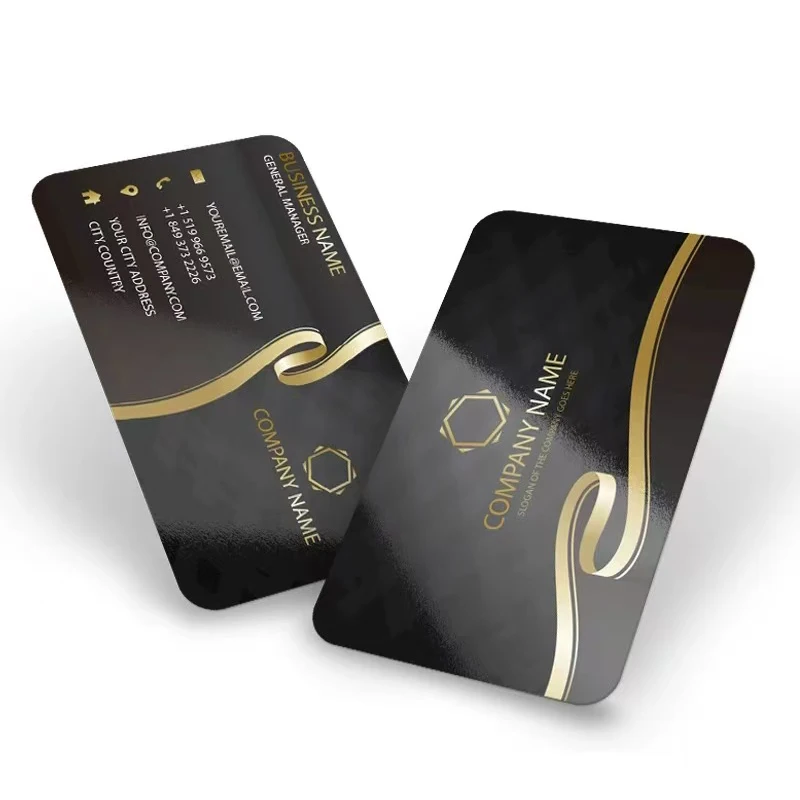 Cards PVC Business Cards Plastic Waterproof Personalized Design Round Corner Frosted PVC Business business cards custom cards