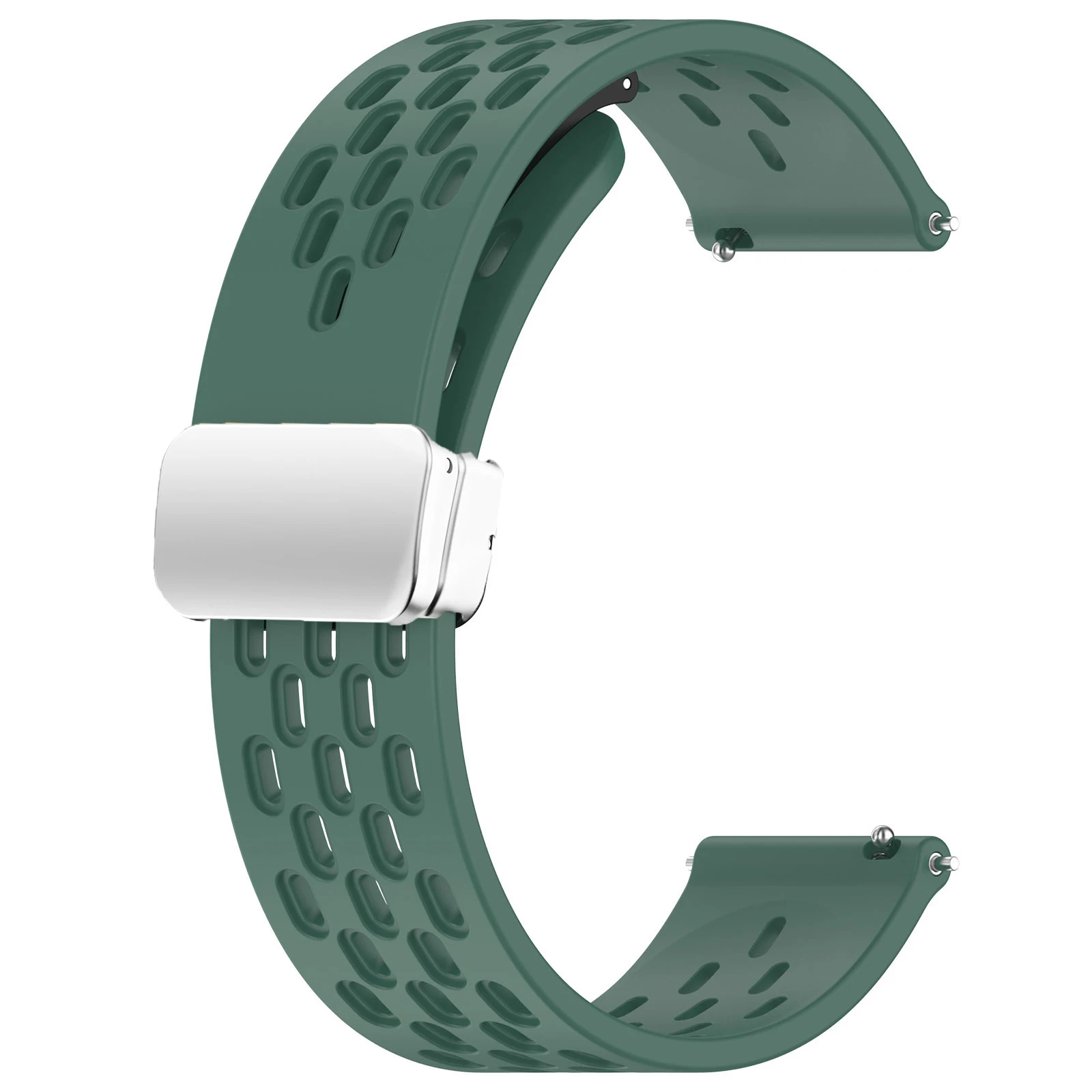 Versatile Silicone Watch Strap - Multiple Sizes Available