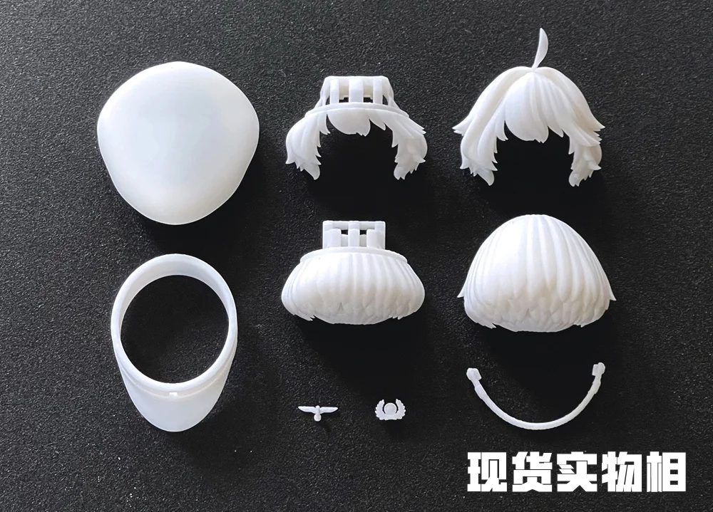 SH STUDIO MU086A 1/12 장교 군사 모자 헤어 스타일 수지 GK 6 인치 PUNI MOFU 시리즈 여신 장치 바디 용 수정 부품