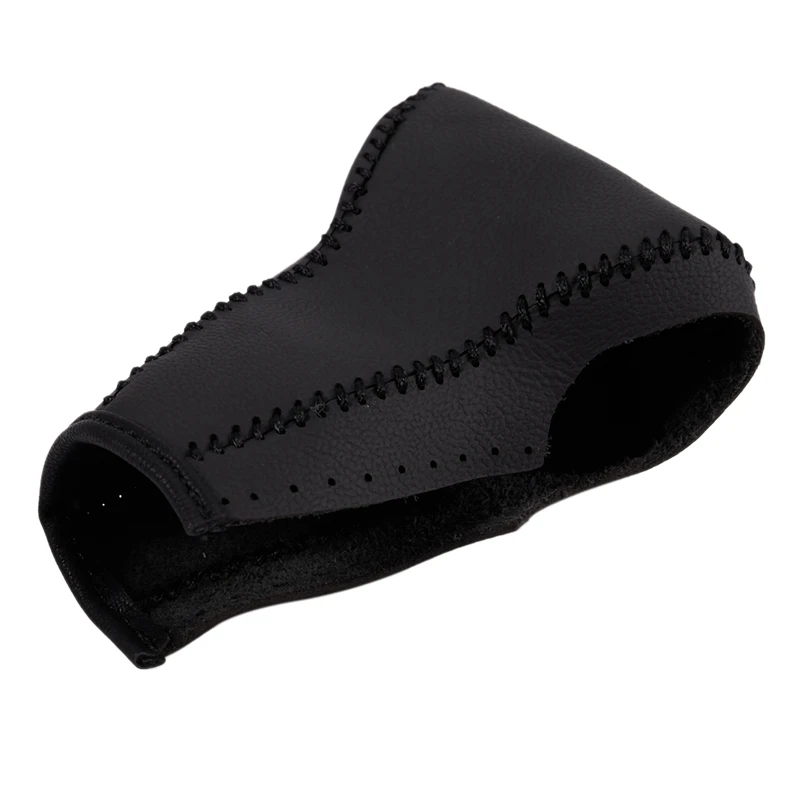 Car Gear Shift Cover, Leather Shift Lever Cover Fit For Honda 2017 Crv,pack Of 1 Piece Black