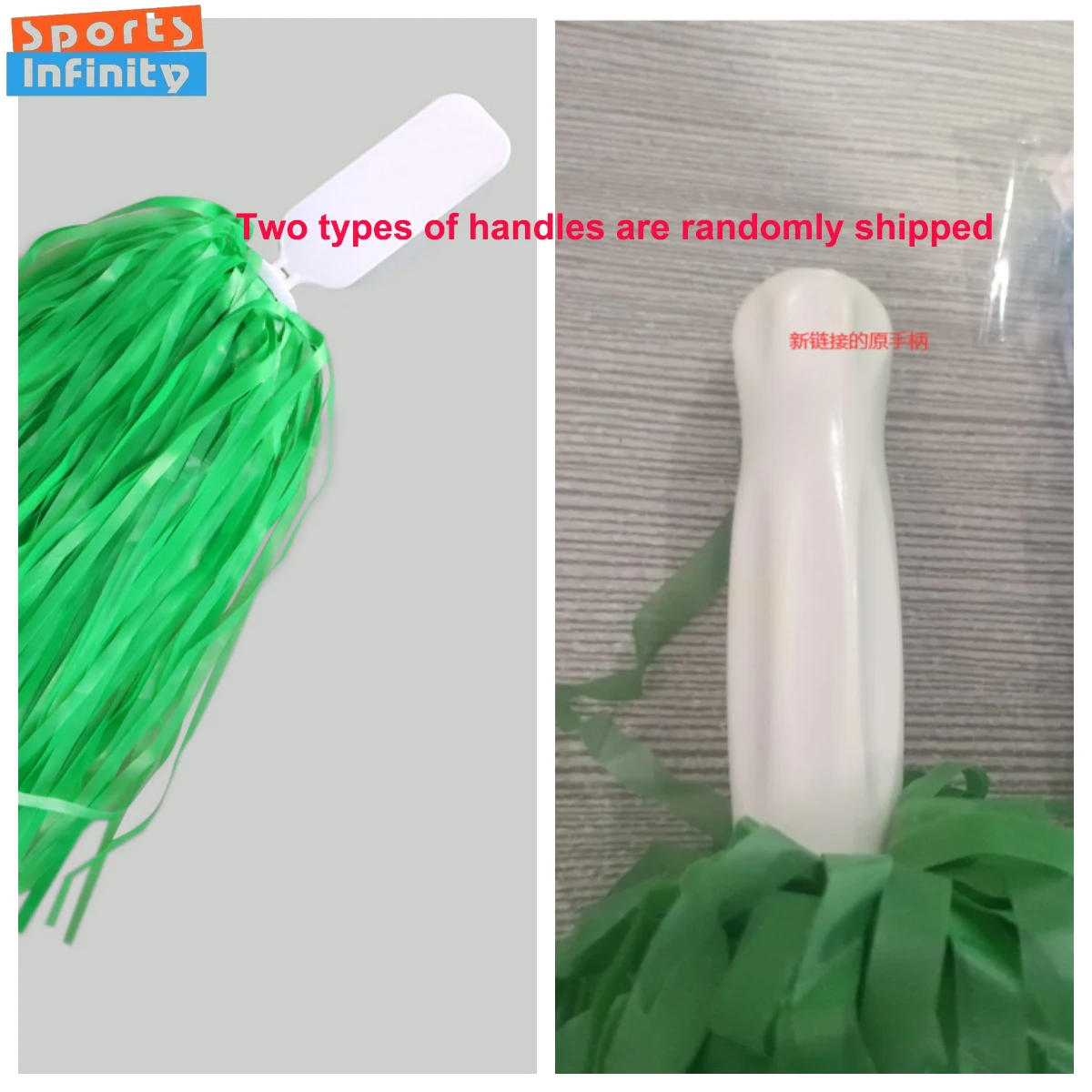 Children's Cheerleading Pom Poms with Handle Cheer Balls Gold Yellow Pink Red Green Blue for Women Girl Kids Pompoms Accessories