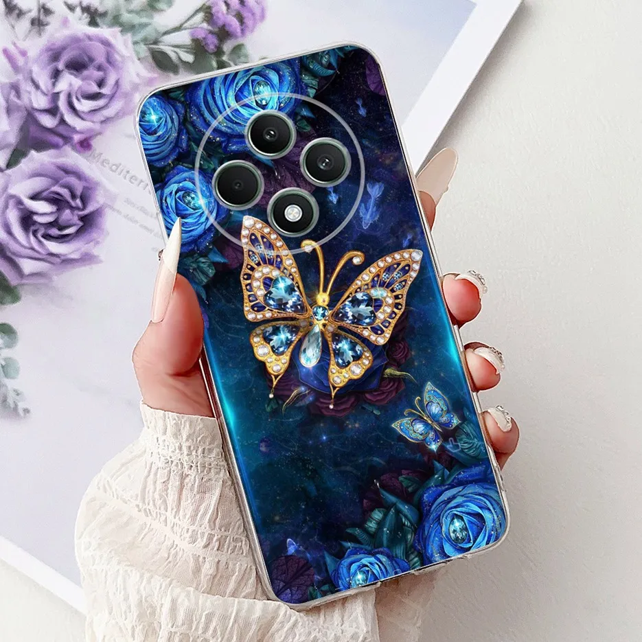 Stylish Butterfly Painted Soft Silicone Case -