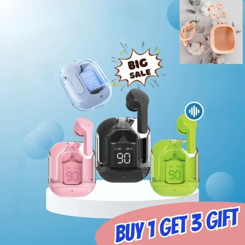 Wireless Earbuds Bluetooth Headphones with Noise Reduction