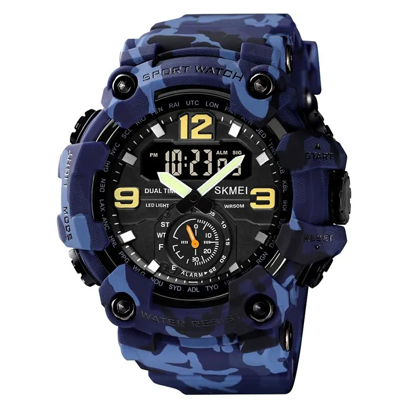 Blue-Camouflage