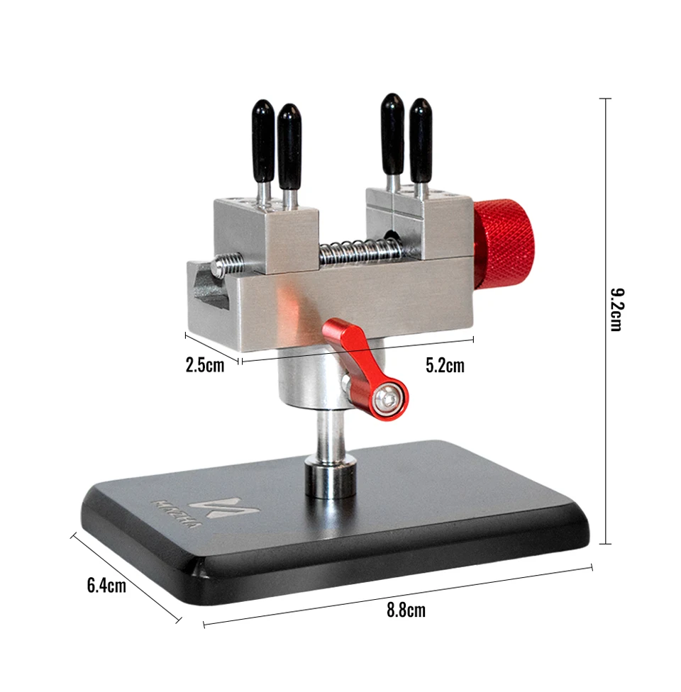 2-in-1 Universal Model Building Tool Holder for Military & Gundam Model Making DIY 360° Rotating Clamp Antiskid Vise & Bender 6