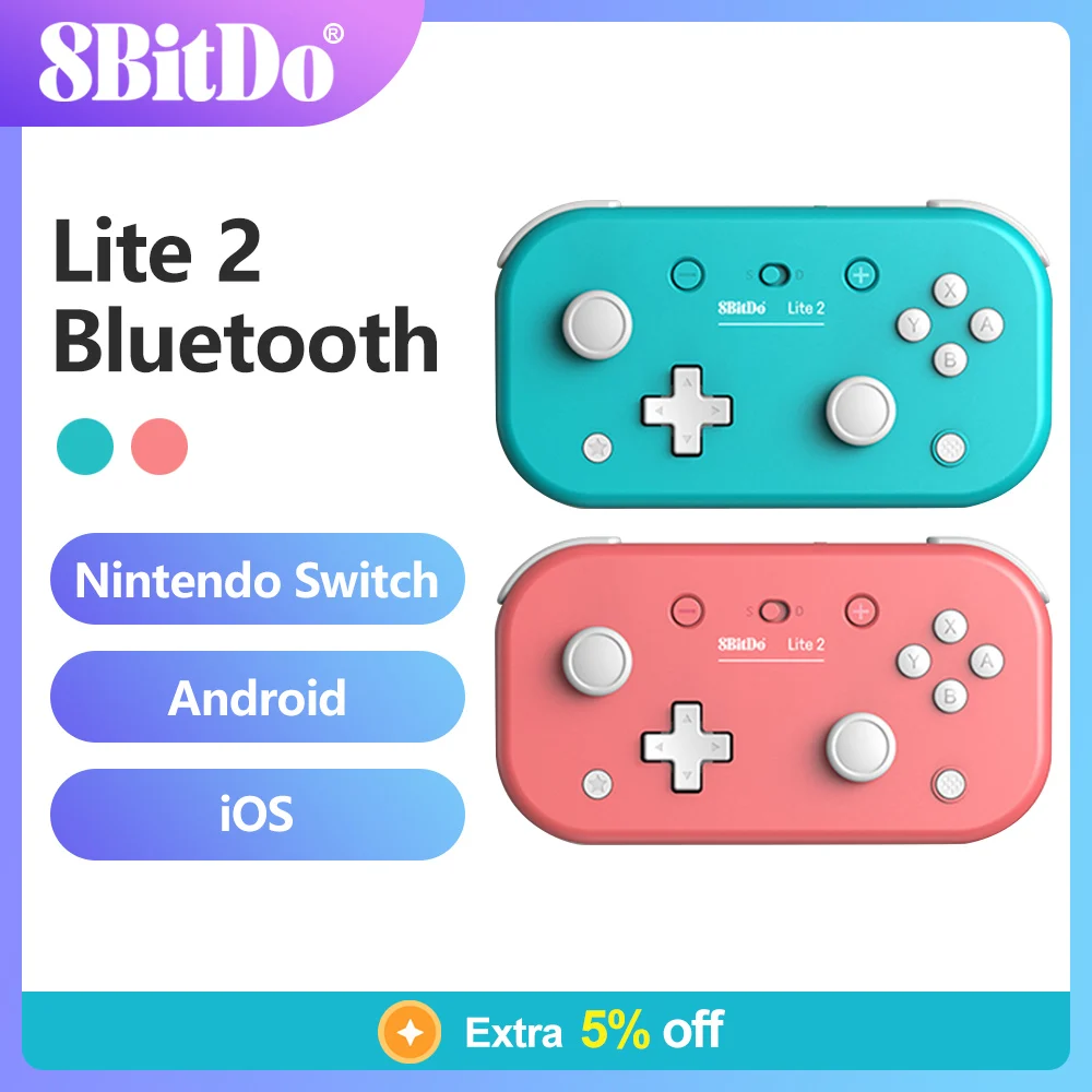 8Bitdo Lite 2 Bluetooth Gamepad Controller Per Console Di Gioco Compatibile Per Nintendo Switch Oled Lite Android Raspberry Pi Originale