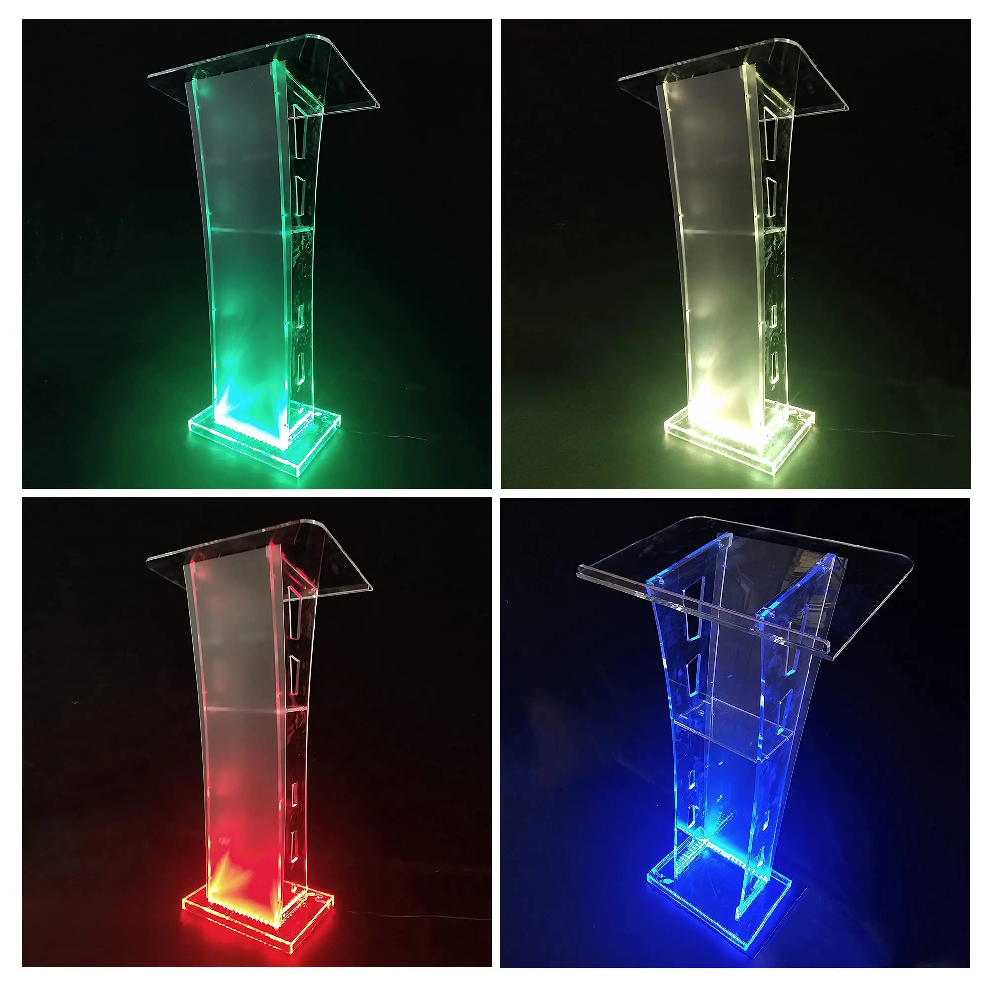 Cross-border acrylic podium, conference podium, plexiglass, award speech, emcee stand, hotel welcome desk, host