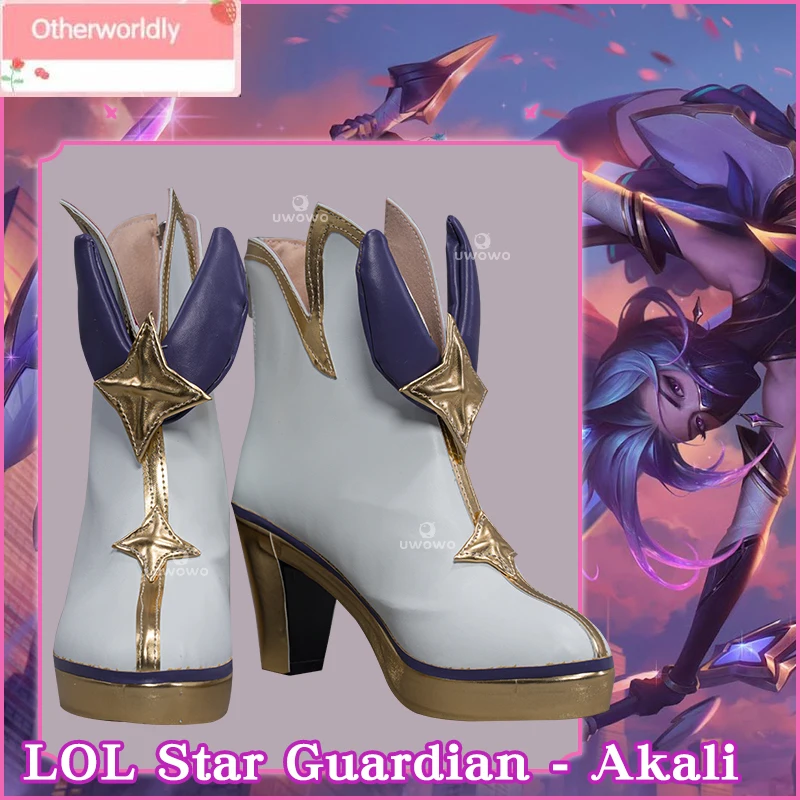 

Лига Легенд/LOL костюмная обувь Star Guardian Akali SG Akali обувь для косплея