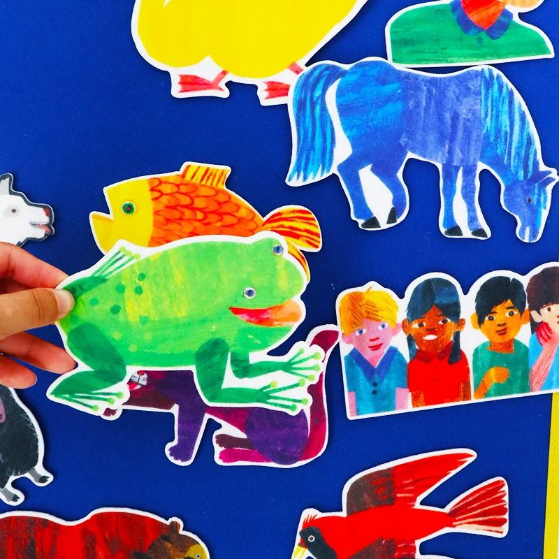 Felt Teaching Aids'Brown Bear, Brown Bear, What Do You See?' Classroom Game, Storytelling Performance Props, Early Education - 2
