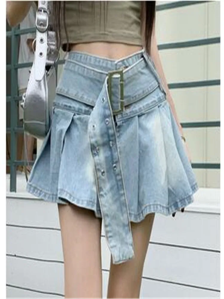 Рисунок 6 - Мини-юбка женская джинсовая Плиссированная