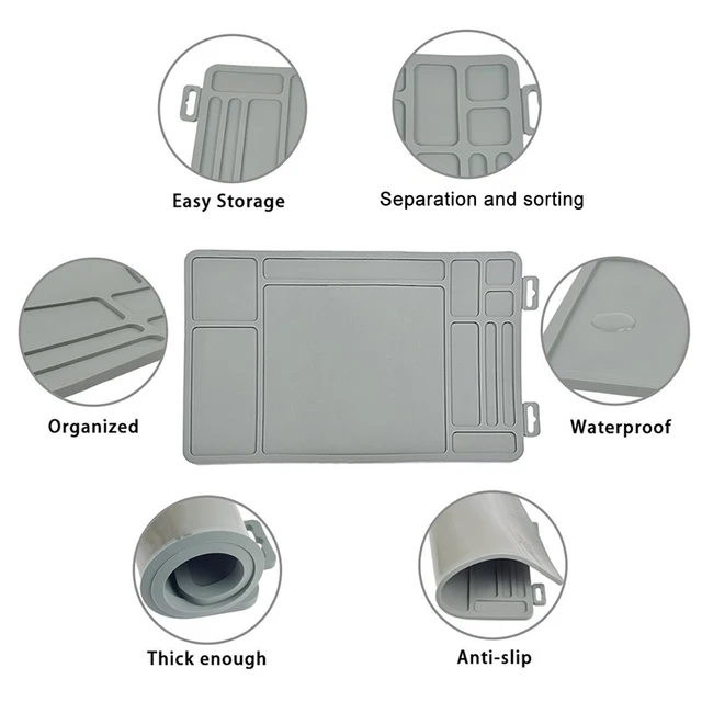 Laporook Gun Cleaning Mat, Rifle Shotgun Cleaning Mat Large, Magnetic Gun Maintenance Mat With Cleaning Supplies