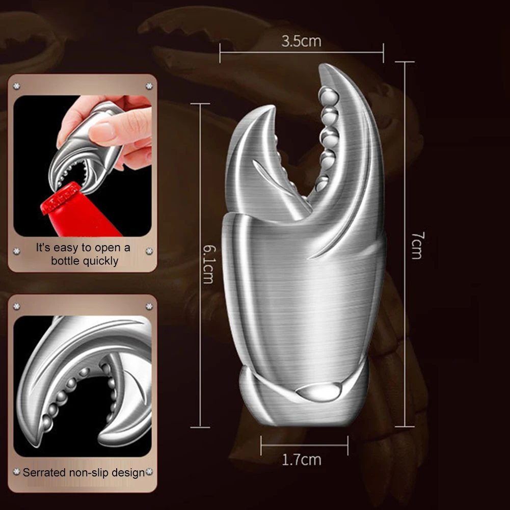 

Crab Pliers Design Bottle Opener Creative Bar Beer Bottle Opener Decorate Gift Press Lid Beer Corkscrew Tools Portable Bar
