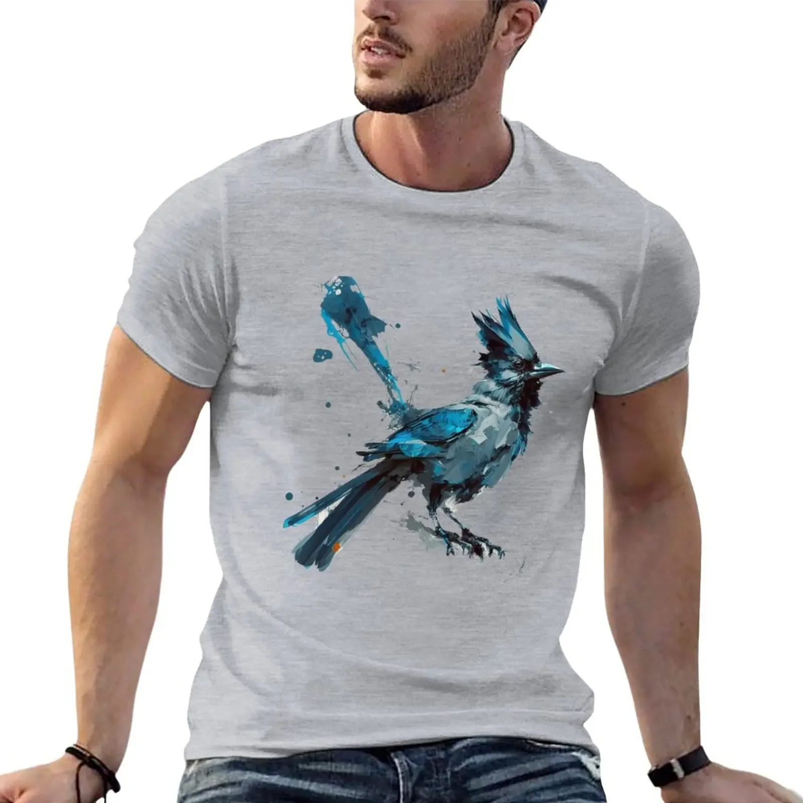 

Bird T-Shirt blacks aesthetic clothes slim fit t shirts for men