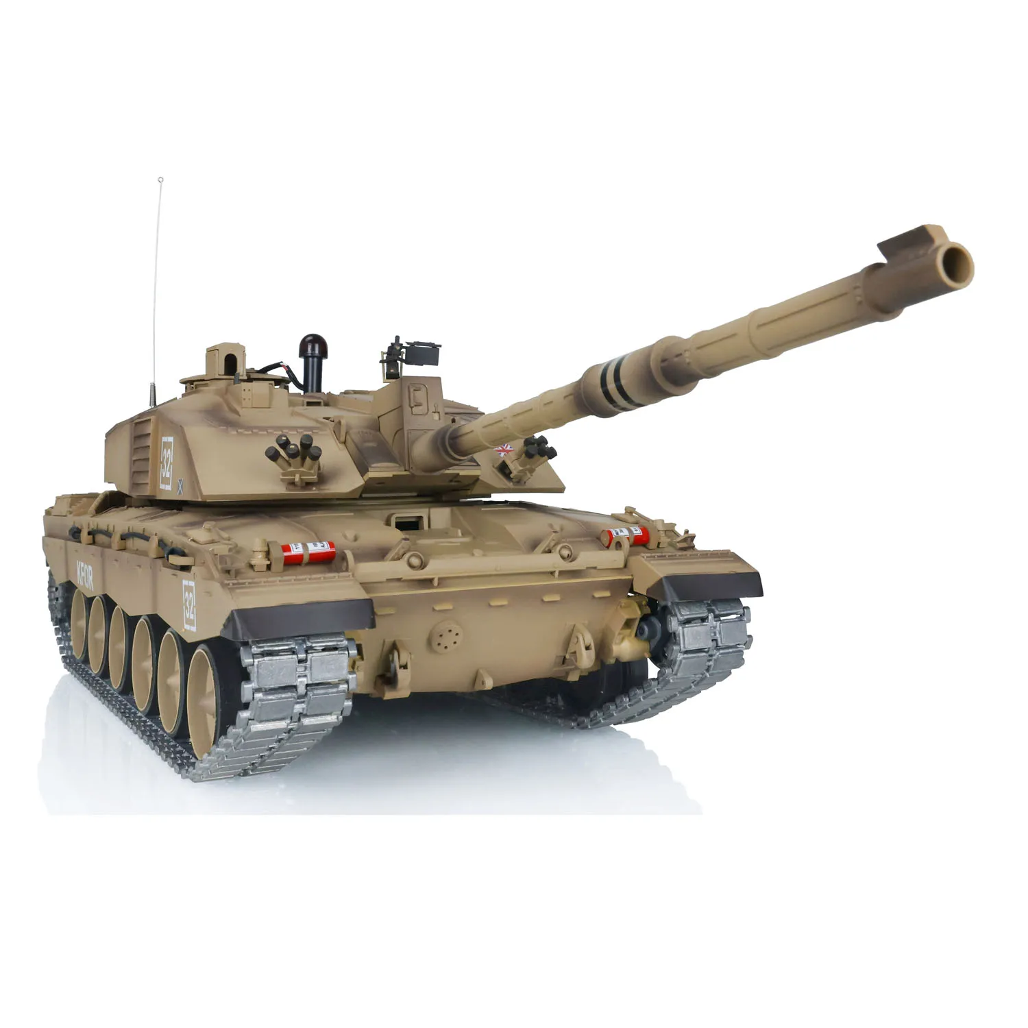 Heng Long 1/16 7.0 Upgraded Metal Challenger II RC Tank 2.4G 3908