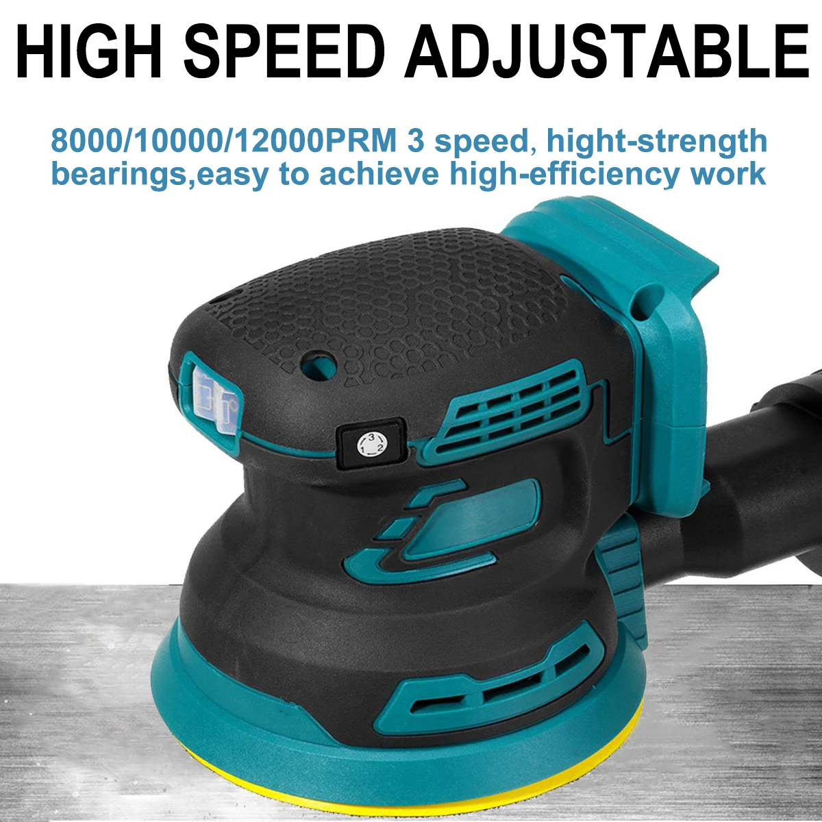 Brushless Random Orbit Electric Sander Wood Grinder Polishing Machine Sander Power Tools For Makita 18V Battery