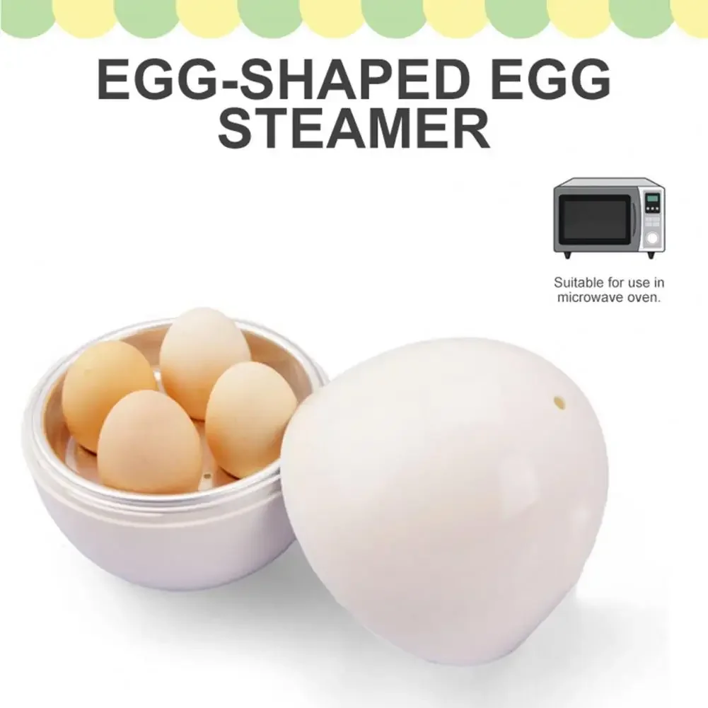 Microwave Egg Steamer Boiler Cooker 4 Eggs Capacity Easy Quick 5 Minutes Hard or Soft Boiled Kitchen Cooking Tools egg cooker egg boiler mold cup egg poacher silicone egg poacher steam egg rack