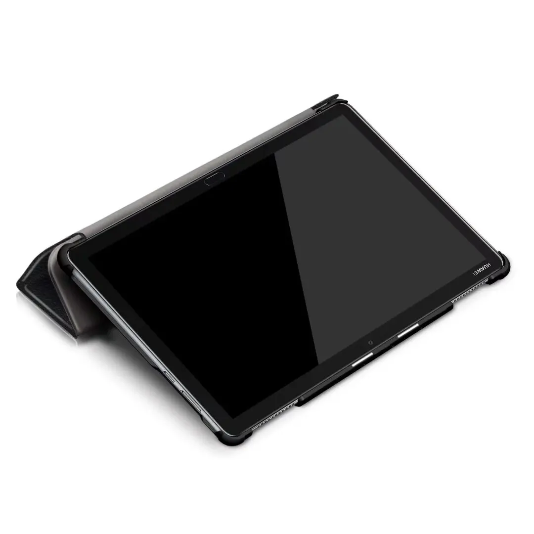 Slim Tri-Folding Stand Case with Hard Back Cover