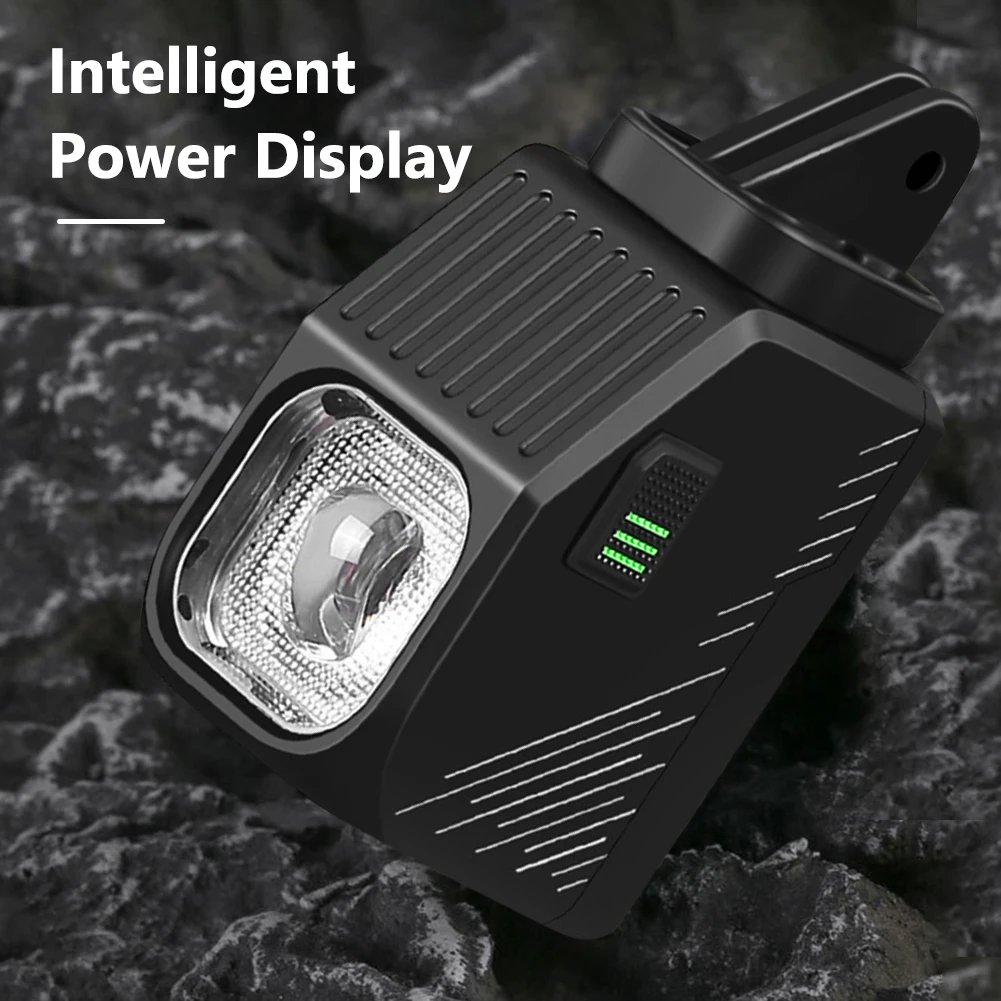 LED Bike Headlight Cut-off Line Bicycle Handlebar Front Hanging Light Remote Control High Brightness Bike Light for Night Riding