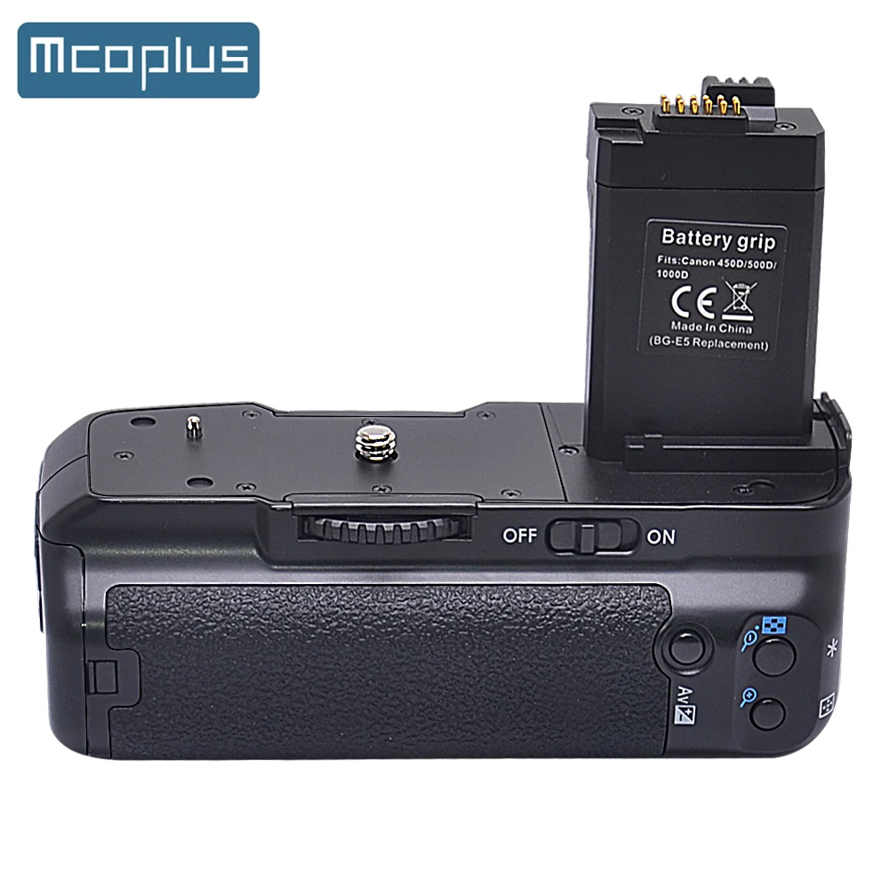 Mcoplus Bg-450D/500D Vertical Battery Grip For Canon Eos 450D 500D 1000D / Rebel Xs  Xsi  T1I As Bg-E5