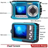 Action Camera Ultra 1080PHD 60fps 24MP Waterproof Camera Shockproof Underwater Camera 2.7inch Recording Cameras Sport Camera 3
