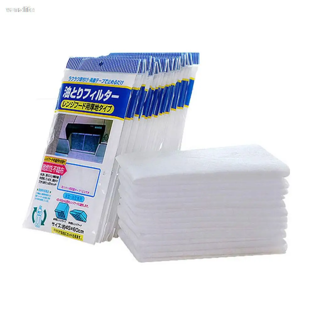 5pcs/vanzlife can be cut Cookware paper absorbing paper anti-oil fumes stickers for kitchen filter absorbing hoods