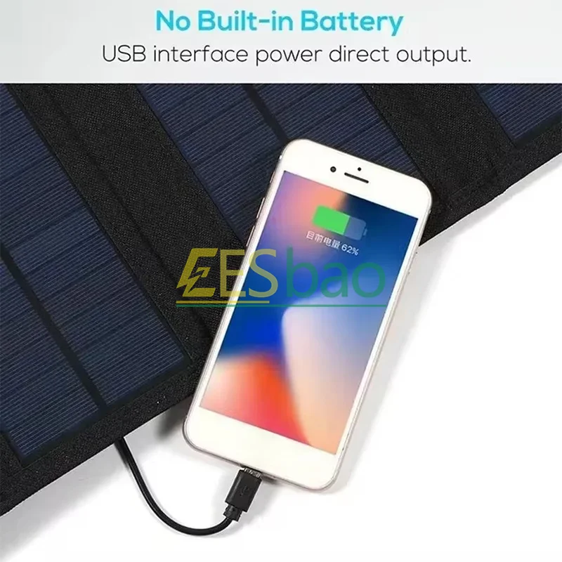 Foldable Solar Panel Portable Battery Charger