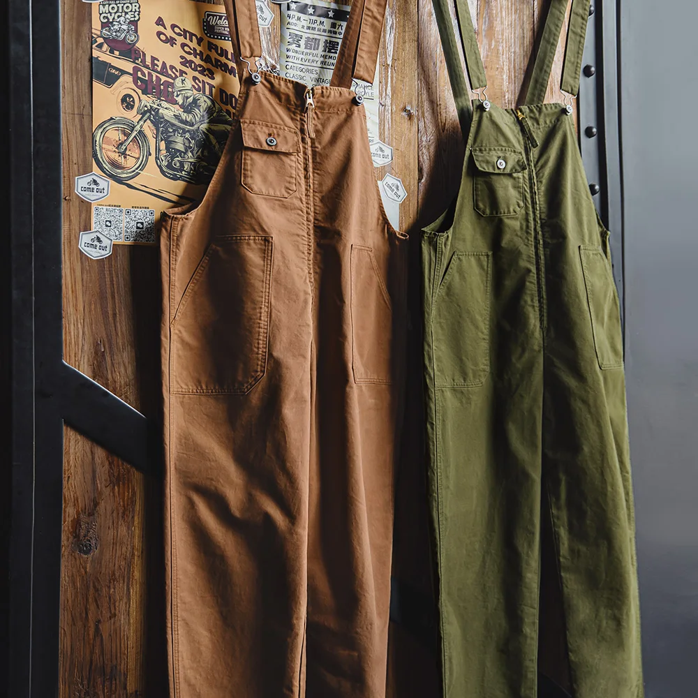 Men's Overalls Jumpsuit Trousers Casual Pants for Daily Spring and Autumn