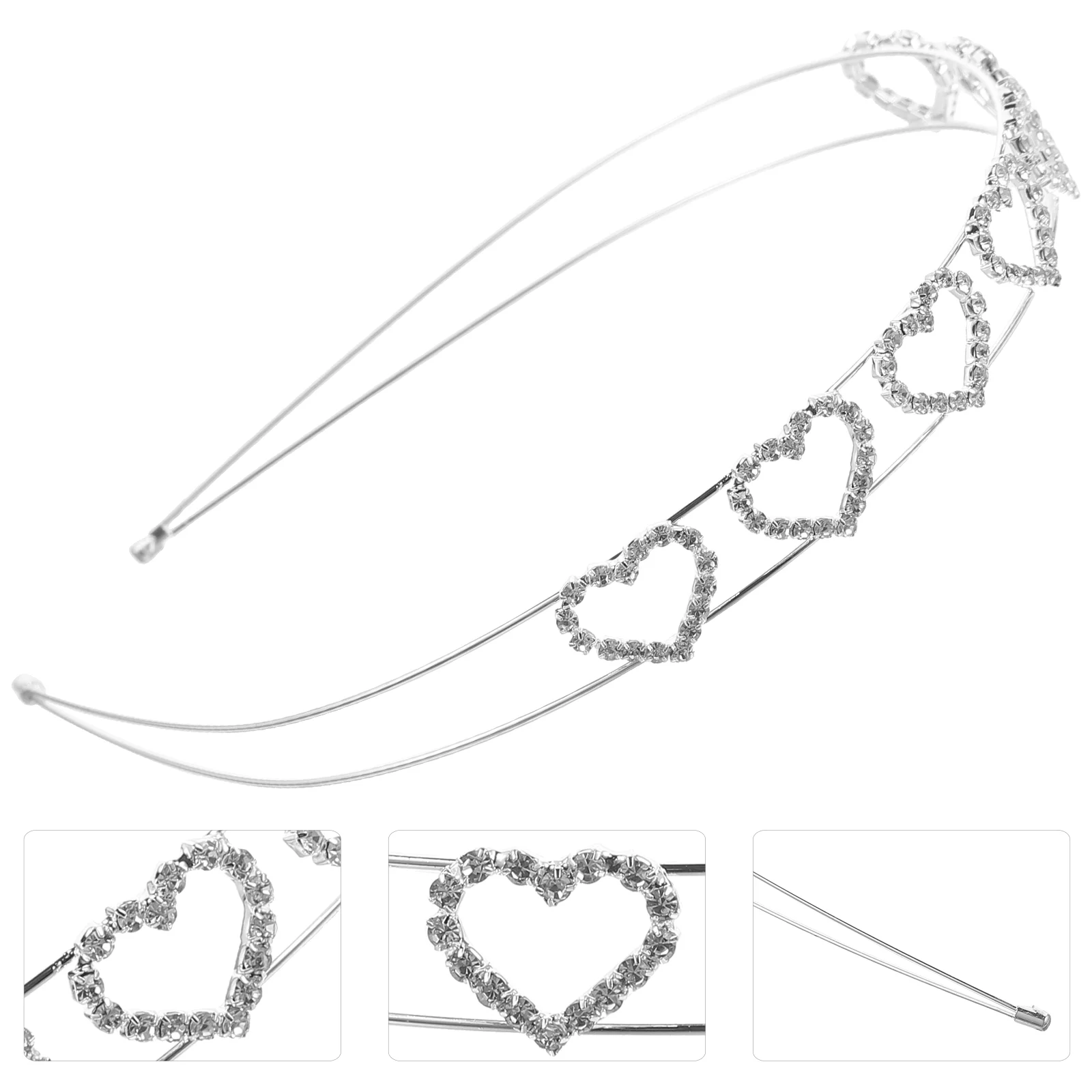 

Женская повязка на голову в форме сердца