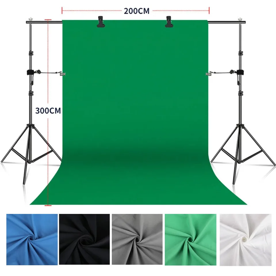 Collapsible Green Screen Backdrop Cloth for Photography