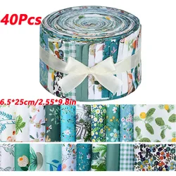 Artisan Cotton Craft Fabric Squares - 40Pcs for Sewing, Quilting, and DIY Projects (40Pcs)