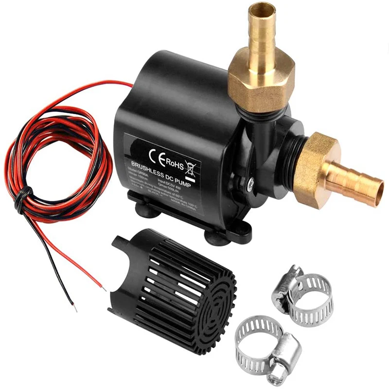 800L/H 5m DC12V Brushless Water Pump Mini Water cooling Circulating