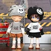 Ob11 Doll Clothes Set Trendy Patchwork Long Sleeves Cool Style Restricted Zone Series Suit For Molly GSC YMY P9 P10 Body UF Doll 3