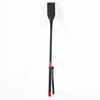 45cm Black PU Leather Short Straight Whip,Flogger Paddle Horse Whip,Riding Crop Equestrian Horsewhip 3