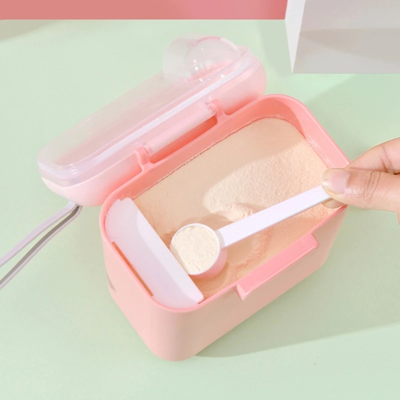 Baby Formula Dispenser Scoop 400ml/800ml Milk Powder Storage Box Infant Essential Cereal Toddle Snacks Container Baby milk powder storage box