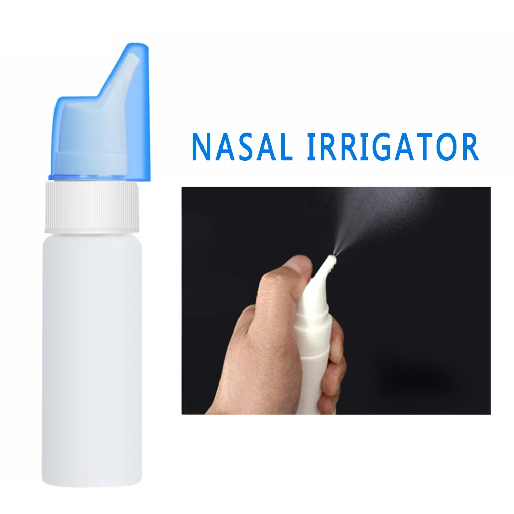 70ML Rhinitis Nasal Spray Refillable Bottle Nasal Wash Neti Pot Mist Pump Bottle Spray Rhinitis Treatment Liquid Storage Bottles refillable bottles medicine storage container