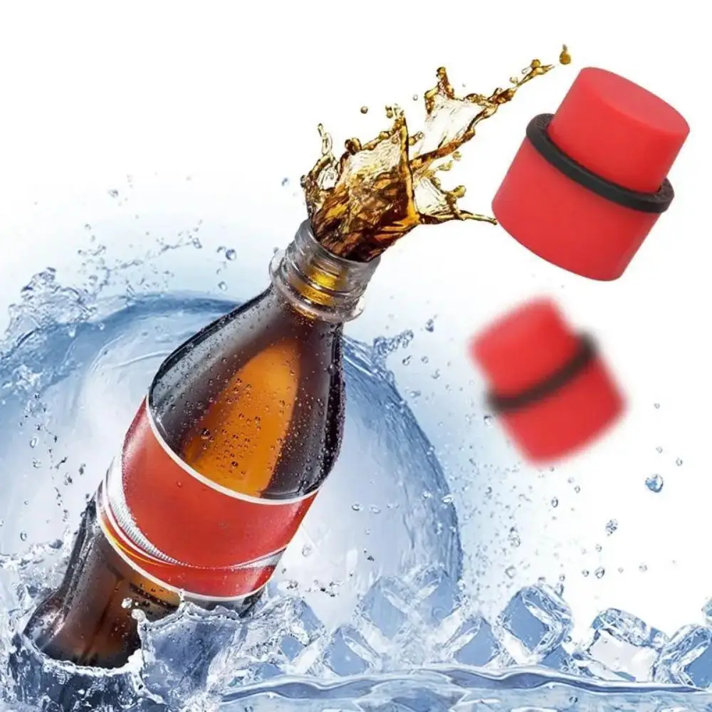 Press Type Aerated Soda Sealer Soda Beverage Beverage Cola Stopper Protector Carbonated Holder Bottle Pump Cap bottle cap stopper